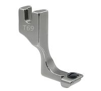 NXSUCALBR 1 pz T69 Piedino premistoffa Regolabile for Cerniera Invisibile Piedini for Cerniera unilaterale for Accessori for Macchine da Cucire industriali ad ago Singolo