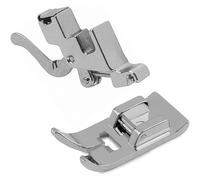 NXSUCALBR Adattatore a Gambo Basso con Attacco a Scatto, Piedino premistoffa for Punto Dritto a Zig-Zag for Macchine da Cucire domestiche Singer Brother