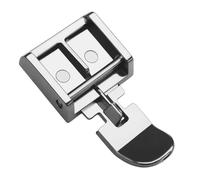 NXSUCALBR Piedino premistoffa for Cerniera Sinistra e Destra Larga for Attacco Basso a Scatto for Macchine da Cucire domestiche Singer Brother Babylock Janome(1 PCS)