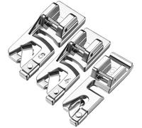 NXSUCALBR Piedino premistoffa for Orlo Arrotolato Stretto da 3 mm/4 mm/6 mm for Singer Brother Juki Babylock Tutti Gli Accessori for Macchine da Cucire a Stelo Basso con Attacco a Scatto(3 PCS)