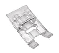 NXSUCALBR Piedino premistoffa Trasparente for Punto Raso da 5 mm for Singer Brother Juki Babylock Janome Kenmore con Attacco Basso e Attacco a Scatto, Accessori for Macchine da Cucire(3 PCS)