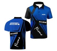 NXTBHDCW Comode Polo 3D da Uomo per N.i.s.m.o Graphic Half Sleeve Patchwork Tracksuit Golf T-Shirt Buttons Tee Top Clothes Comodi Maniche Corte-SLanSe||XX_l