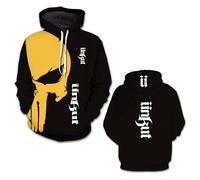 NXTBHDCW Felpe con Cappuccio A Maniche Lunghe Uomo Abbigliamento Strada per U.n.k.u.t Giacca Sportiva Tasche 3D Casual Top Primaverili E Autunnali-B||x_s