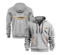 NXTBHDCW Felpe con Cappuccio Comode da Uomo per L'allenamento A.s.t.o.n M.a.r.Ti.n Cappotti Primaverili E Autunnali Capispalla Mezza Cerniera Street Wear-QHS||x_l