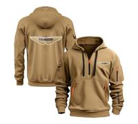 NXTBHDCW Felpe con Cappuccio Comode da Uomo per L'allenamento A.s.t.o.n M.a.r.Ti.n Cappotti Primaverili E Autunnali Capispalla Mezza Cerniera Street Wear-KQS||m