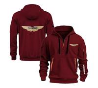 NXTBHDCW Felpe con Cappuccio Comode da Uomo per L'allenamento A.s.t.o.n M.a.r.Ti.n Cappotti Primaverili E Autunnali Capispalla Mezza Cerniera Street Wear-JHS||x_l