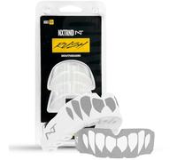 Nxtrnd Rush - Paradenti per boxe e altri sport, confezione da 2 (argento)