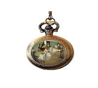 NXTU Collana con orologio da tasca con scritta in lingua inglese "Thankful - Ringraziamenti - Ringraziamenti - Ringraziamenti - Raccolta autunnale - Colori autunnali, Argento, 25
