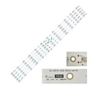NXVASKEIP Striscia LED LB43014 V0_00 for TV Philips 43" GJ-2K16-430-D512-V4 43PUS6551 43PUS6501 43PUS7202 43PUS6501 43PUS6101 43PUS6201 Barra luminosa