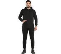 Ny Deluxe Edition Bonnet et pantalon de jogging pour homme (UK, Alpha, XL, Regular, Regular, Regular, Noir)