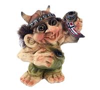 Ny Form - Statuetta di Troll vichingo con corno per bere