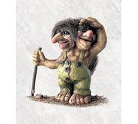 Ny Form Troll with Two Heads 28cm by Nyform