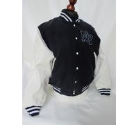 Ny New York Rivestimento Baseball NFL MLB NHL Vintage Giacca Rockabilly College