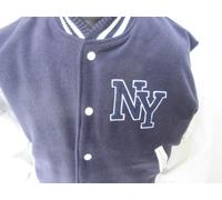 Ny New York Rivestimento Baseball NFL MLB NHL Vintage Giacca Rockabilly College