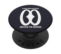 NYAME BIRIBI WO SORO Dio è nei Cieli PopSockets PopGrip Adesivo