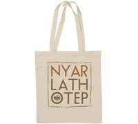 Nyarlathotep The Crawling Chaos H P Lovecraft Outer God Borsa tote in cotone naturale bianco