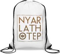 Nyarlathotep The Crawling Chaos H P Lovecraft Outer God - Sacca da palestra casual, con coulisse, colore: bianco