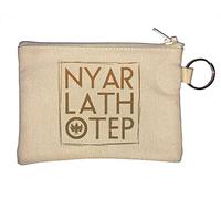 Nyarlathotep The Crawling Chaos H P Lovecraft - Portamonete con scritta "Outer God", colore: Beige