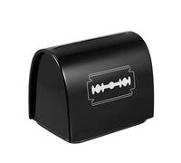 Nybhyjka 2 titoli Sicurezza Blade Razor Storage Bank Etui per le lame di rasoio per la sicurezza, Titolo di donazioni di donazione di smistaggio per la banca di rasoio per