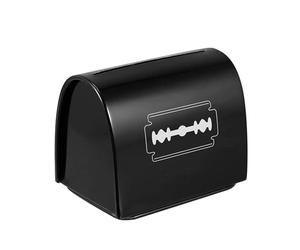 Nybhyjka 2 titoli Sicurezza Blade Razor Storage Bank Etui per le lame di rasoio per la sicurezza, Titolo di donazioni di donazione di smistaggio per la banca di rasoio per