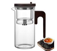 Nybhyjka Bottiglia con infusore per tè in, manico ergonomico, infusore per tè e acqua, resistente al calore, da viaggio, separatore per tè e bustine di tè ai fiori