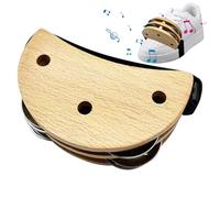 Nybhyjka Foot Percussion, tamburello a pedale con cinturino elastico, strumento musicale, shaker per ritmi extra