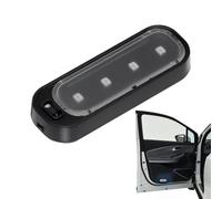 Nybhyjka Luci a LED per davanzale a porta, luci per portiera 'auto - Luce con sensore wireless per l'apertura a portiera 'auto senza cablaggio,Lampada per proiettore a LED di cortesia con ombra di