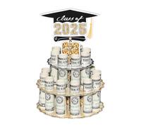 Nybhyjka Porta Denaro Per Contanti | Accessori per Cerimonia Diploma Classe 2025 | Con 20 Fori, Strato Doppio in Legno - Accessori per Feste da Diploma, Ricordo per Diplomati