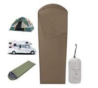 Nybhyjka Sacco a pelo, sacco a pelo, lenzuolo da viaggio pieghevole, per chi dorme leggero, escursionismo, campeggio, festival, partecipanti, viaggi su strada, campeggio estivo