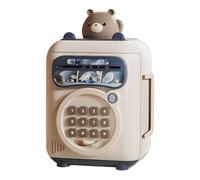 Nybhyjka Salvadanaio Elettronico per Bambini | Cassaforte Elettronica con Serratura a Codice | Codice Segreto, Contenitore Risparmi, Deposito e Prelievo, Organizzazione Contanti per Camera dei