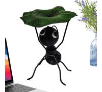 Nybhyjka Statuetta a forma di formica, statua per esterni, formiche che sollevano foglie, decorazione per esterni, decorazione da cortile, da scrivania, scultura, decorazione da giardino per