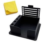 Nybhyjka Stencil per note adesive, modello per note adesive, dispenser di carta da scrivania, cancelleria riutilizzabile per studio, dormitorio, insegnanti, scuola, casa, cassetti, posto di lavoro