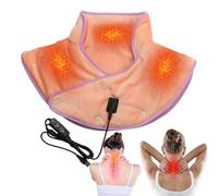 Nybhyjka Termoforo Cervicale E Spalle, Cuscino Cervicale Termico,Termoforo Per Cervicale E Spalle Tessuto Anallergico,Cuscino Riscaldante Per Collo E Spalle, Mantella Riscaldante 3 Temperature,