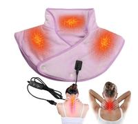 Nybhyjka Termoforo Cervicale E Spalle, Cuscino Cervicale Termico,Termoforo Per Cervicale E Spalle Tessuto Anallergico,Cuscino Riscaldante Per Collo E Spalle, Mantella Riscaldante 3 Temperature,