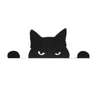 Nybhyjka Topper per porta in metallo per Halloween, decorazioni per interni di Halloween, cartello angolare per porta di Halloween, sagoma di gatto, cartelli decorativi e placche per soggiorno