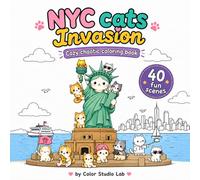 NYC Cats Invasion: Cozy Chaotic Coloring Book
