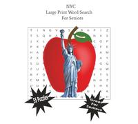 NYC Large Print for Seniors Word Search: “Large-Print NYC Word Searches for Memory & Mind Sharpness”
