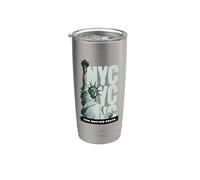 NYC L'Empire State New York Bicchiere termico in acciaio inox doppia parete
