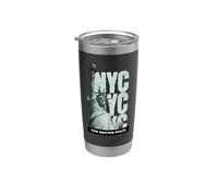 NYC L'Empire State New York Bicchiere termico in acciaio inox doppia parete