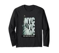 NYC L'Empire State New York Maglia a Manica