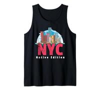 NYC Native Edition Tee New York Skyline per gente del posto donne uomini Canotta