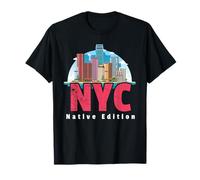 NYC Native Edition Tee New York Skyline per gente del posto donne uomini Maglietta