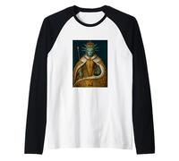 NYC Statue of Liberty Inspired from Royal Art Abstract Cool Maglia con Maniche Raglan