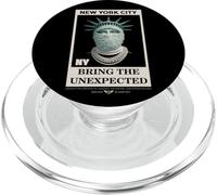 NYC Statue of Liberty With Fur Mask Bring the Unexpected PopSockets PopGrip per MagSafe