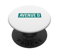 NYC Street Signs Avenue D Alphabet City per uomini e donne PopSockets PopGrip Adesivo