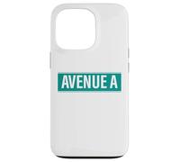 NYC Street Signs Avenue Una città dell'alfabeto per uomini e donne Custodia per iPhone 13 Pro