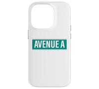 NYC Street Signs Avenue Una città dell'alfabeto per uomini e donne Custodia per iPhone 14 Pro