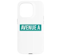 NYC Street Signs Avenue Una città dell'alfabeto per uomini e donne Custodia per iPhone 15 Pro