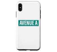 NYC Street Signs Avenue Una città dell'alfabeto per uomini e donne Custodia per iPhone XS Max
