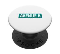 NYC Street Signs Avenue Una città dell'alfabeto per uomini e donne PopSockets PopGrip Adesivo